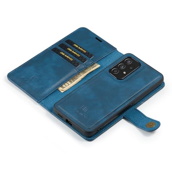 Wallet DG-Ming 2i1 til Samsung Galaxy A53 5G - Blå