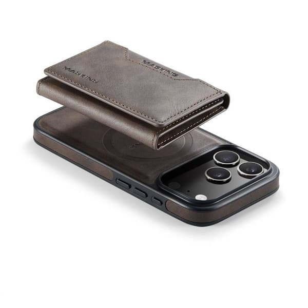 DG-Ming Magking K2 2in1 kotelo Apple iPhone 17 Pro Max - Coffee