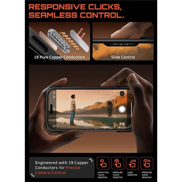 SUPCASE UB Grip cover til Apple iPhone 17 Pro - Guldan