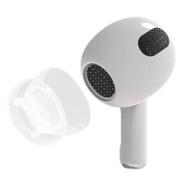 1-par TPE øreputer til Apple AirPods (Gen3) - M - Clear
