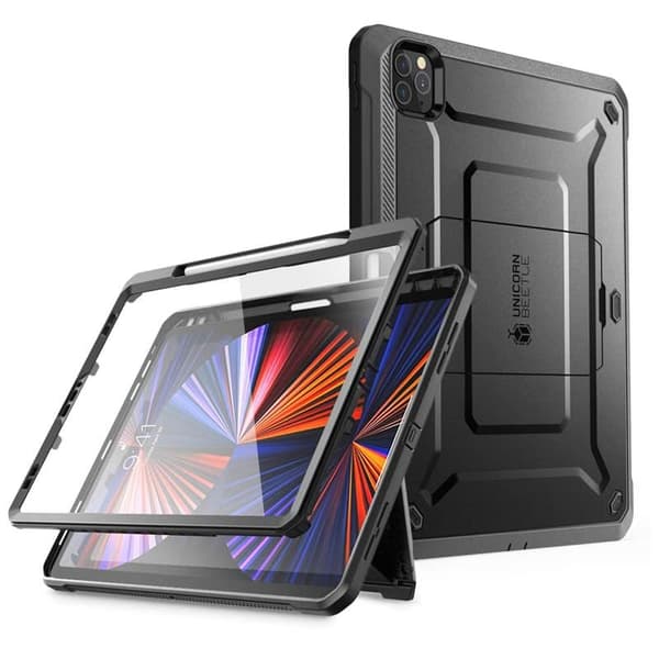 SUPCASE UB Pro tablettikotelo Apple iPad Pro 12.9 (2021) - Musta