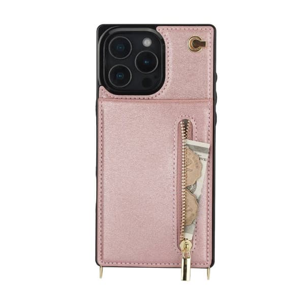 Zipper halskÃ¦de cover til Apple iPhone 16 Pro - Rose
