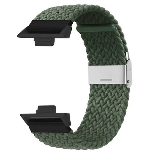 Flettet elastisk urrem til Huawei Watch Fit 4 Pro - Army