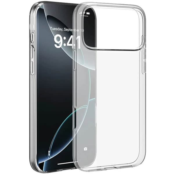 Silikondeksel gjenomsiktig til Apple iPhone 17 Pro Max
