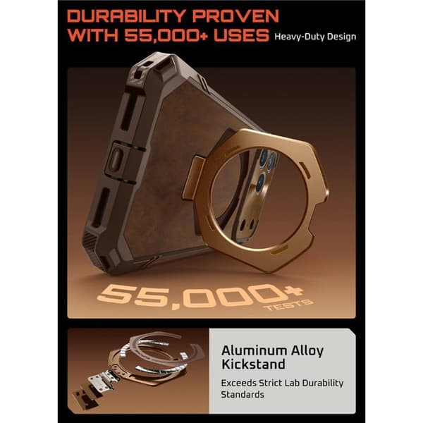 SUPCASE UB Grip deksel til Apple iPhone 17 Pro Max - Brown