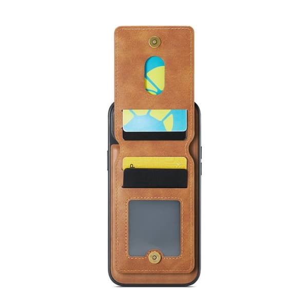 DG-Ming Magking K1 2i1 cover til Apple iPhone 15 Plus - Brun