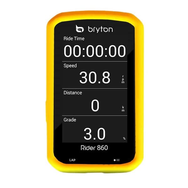 Silikon deksel til Bryton Rider 860 E - Gul