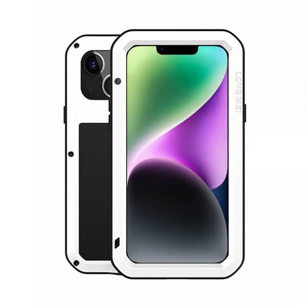 LOVE MEI Powerful til Apple iPhone 14 - Hvid
