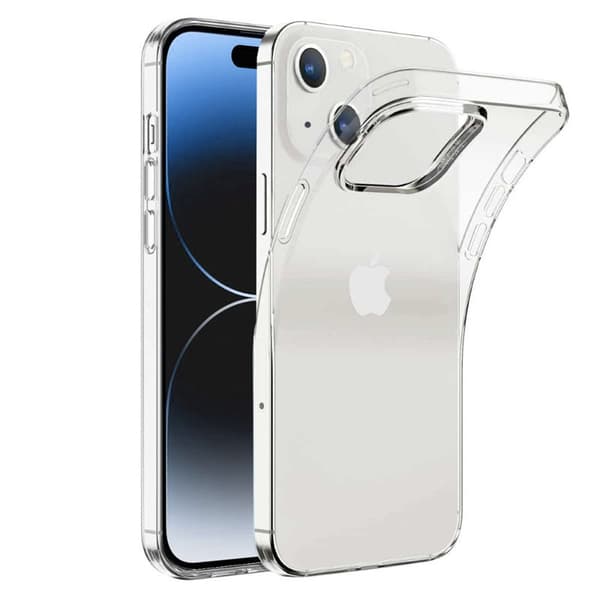 Silikon skal transparent till Apple iPhone 15 Plus