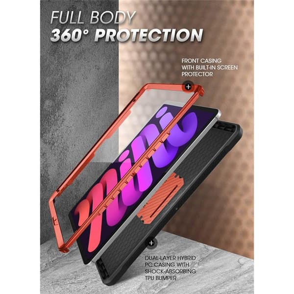 SUPCASE UB Pro tablettikotelo Apple iPad Mini 8.3 (2021) - Ruddy