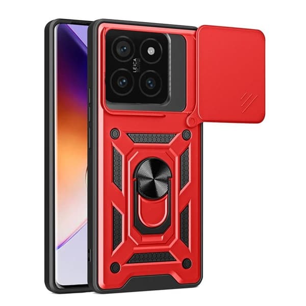 Jazz 3i1 deksel til Xiaomi 14T Pro - Rød