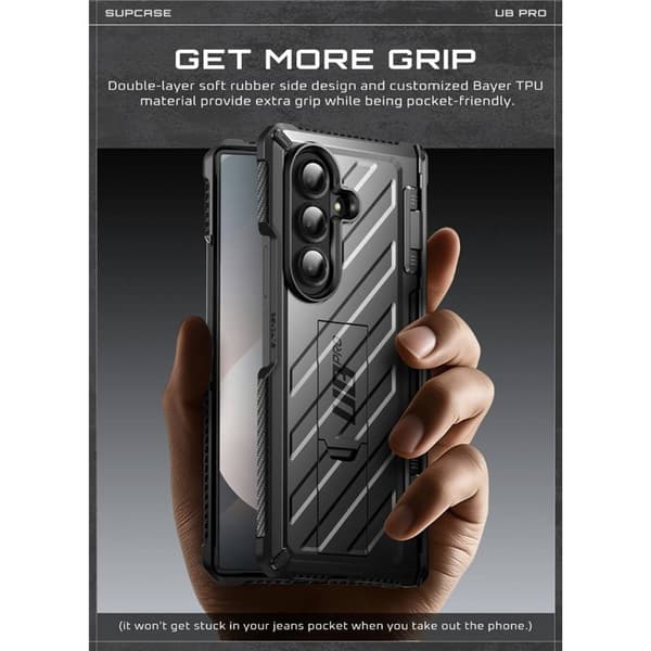 SUPCASE UB Pro deksel til Samsung Galaxy Z Fold 7 - Svart