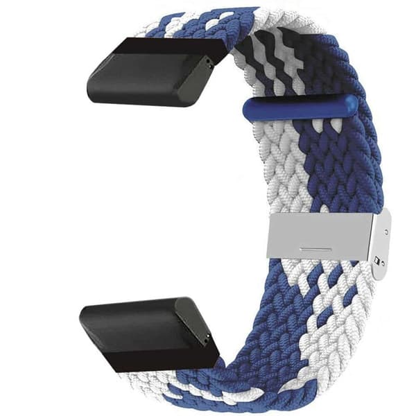 Punottu kellon ranneke Garmin Forerunner 945 - Bluewhite