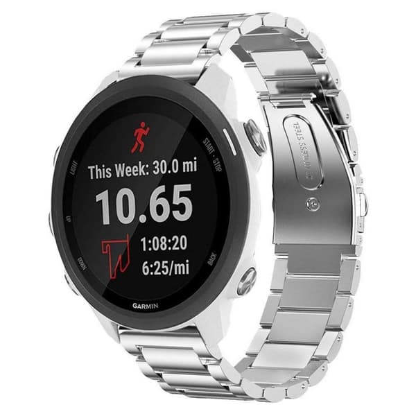 Kellon ranneke ruostumatonta terÃ¤stÃ¤ GARMIN Forerunner 245 / 2