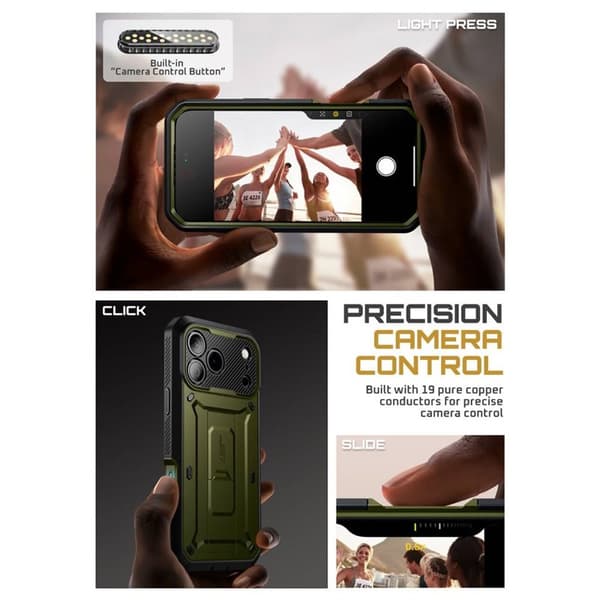 SUPCASE UB Pro cover til Apple iPhone 17 Pro - Guldan