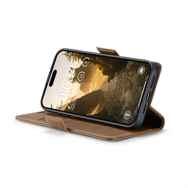 CaseMe mobildeksel 023 til Apple iPhone 16 - Brun