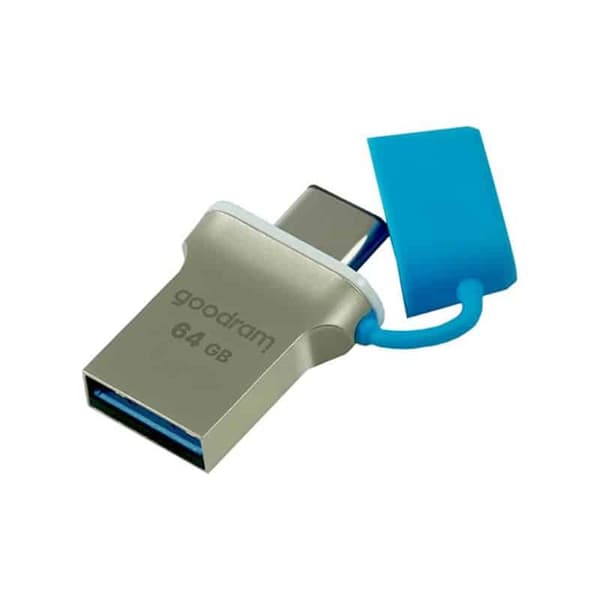 GOODRAM 64GB ODD3 PenDrive USB 3.0 + Type C OTG - Blå