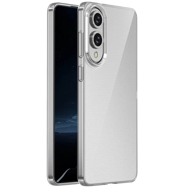 Silikonikotelo läpinäkyvä Samsung Galaxy S25 Edge