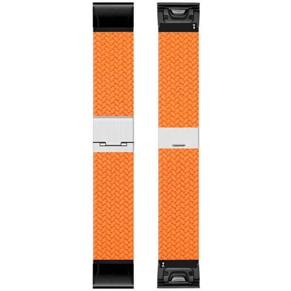 Flettet Urrem til Garmin Instinct 3 (45mm) - Orange
