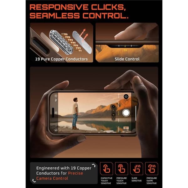 SUPCASE UB Grip deksel til Apple iPhone 17 Pro Max - Brown