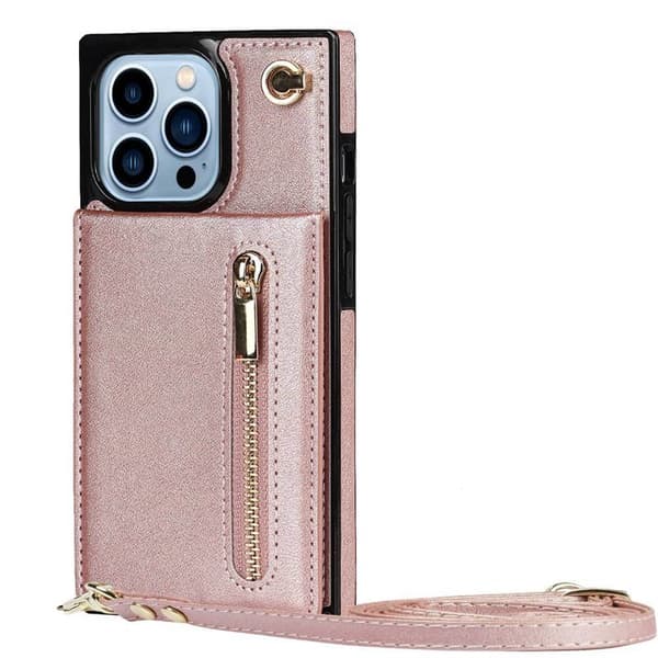 Zipper halskÃ¦de cover til Apple iPhone 16 Pro - Rose