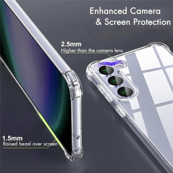 StÃ¸tsikkert silikon deksel til Samsung Galaxy S24 Plus