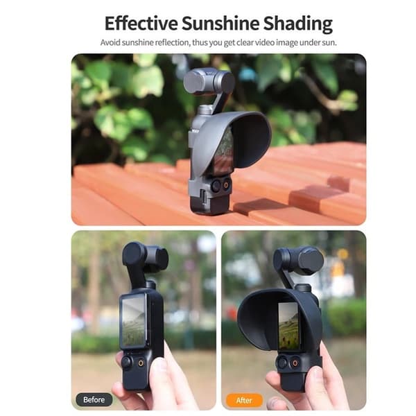 Sunnylife solskjermbeskyttelse for til DJI Osmo Pocket 3