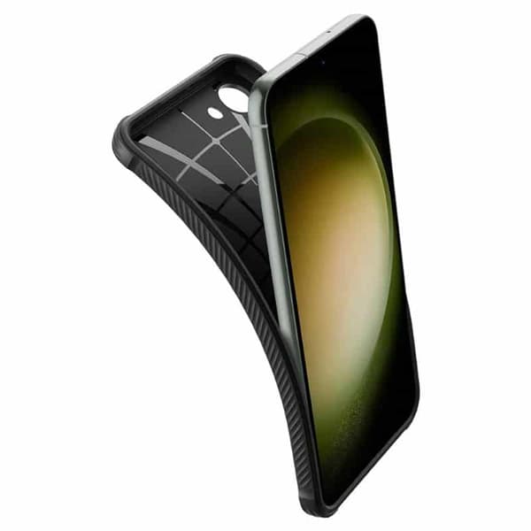 Spigen Rugged Armor cover til Samsung Galaxy S23 - Sort