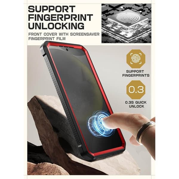 SUPCASE UB Pro 2-set til Samsung Galaxy S25 Plus - Ruddy