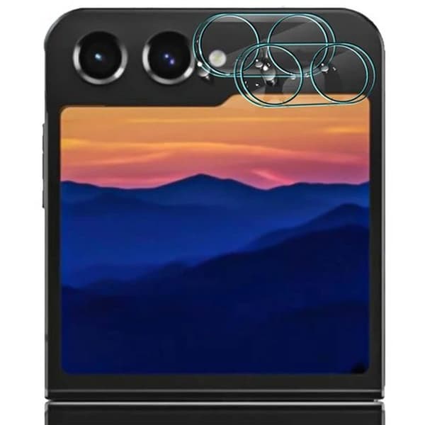2-pack Kamera lins glas till Samsung Galaxy Z Flip 7 FE -