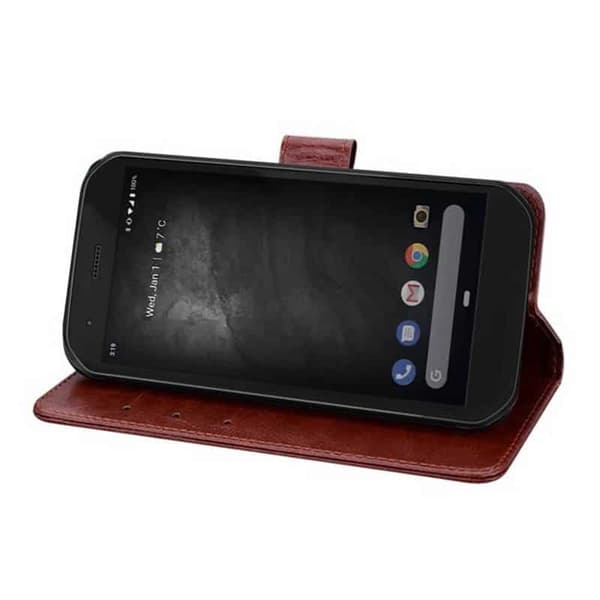 Wallet cover 3-kort til CAT S52 - Sort