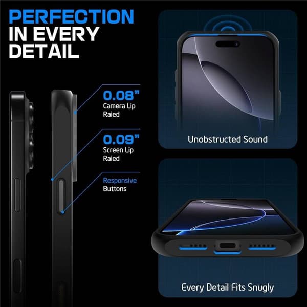 SUPCASE UB Mag cover til Apple iPhone 16 Pro - Sort