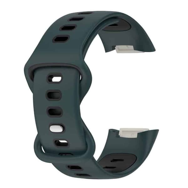 Twin Sport urrem til Fitbit Charge 5 - Olivengrøn/sort