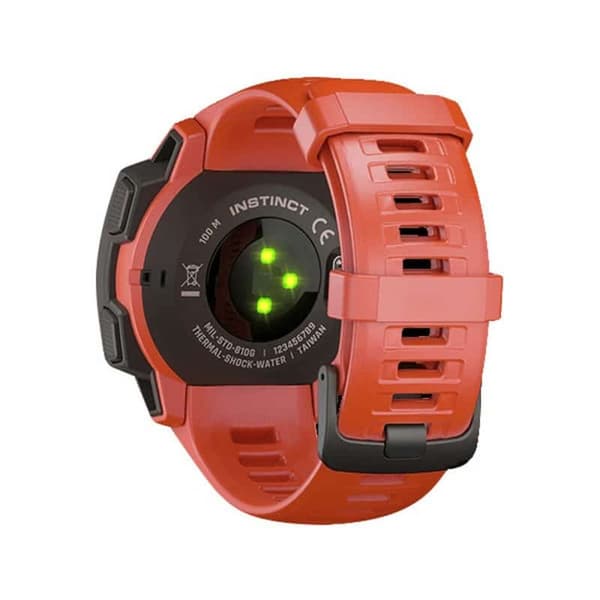 Sport urrem til Garmin Instinct - LysrÃ¸dt