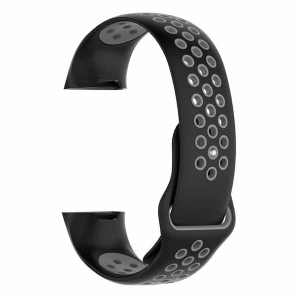 EBN Sport Kellon ranneke Fitbit Charge 3 - musta / harmaa