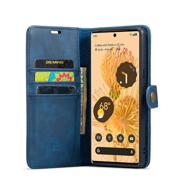 Wallet DG-Ming 2i1 til Google Pixel 7 Pro - BlÃ¥