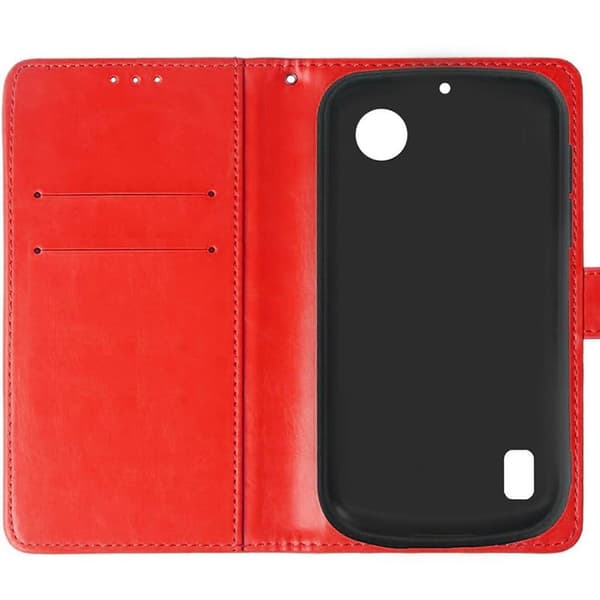 Wallet cover 2-kort til Doro Leva X10 - RÃ¸d