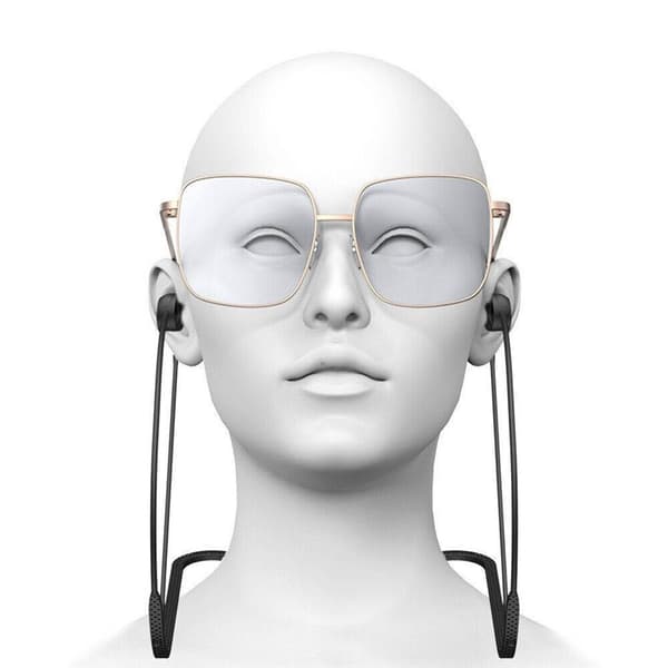 Silikonesnor med brillefeste til Beats Studio Buds - Sort