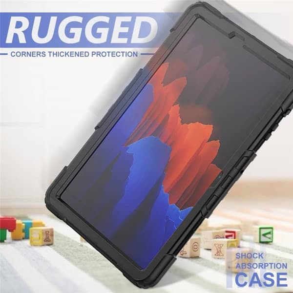 Hybriddeksel med skulderstropp til Samsung Galaxy Tab S7 Plus -