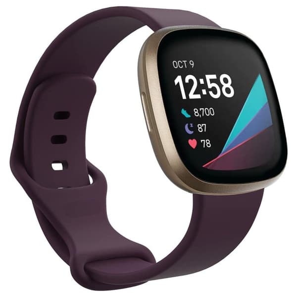 Sport Kellon ranneke Fitbit Sense - Liila