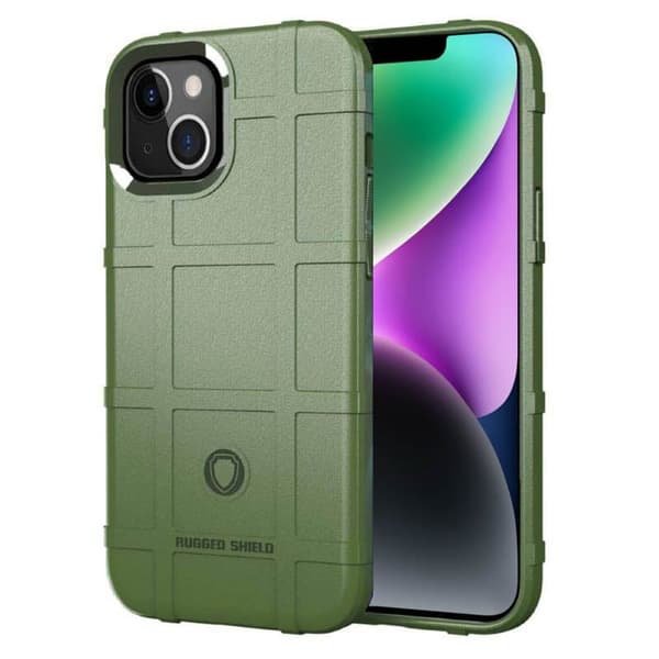 Rugged Shield kuori Apple iPhone 14 - Army
