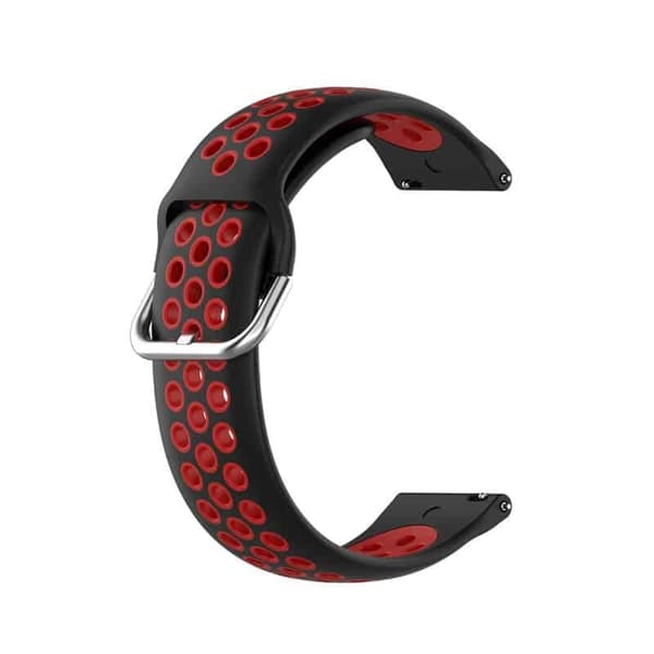 EBN Clasp urrem til Samsung Galaxy Watch 4 44mm -Sort/rÃ¸d