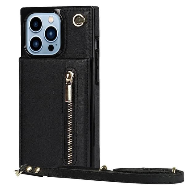 Zipper halskÃ¦de cover til Apple iPhone 16 Pro Max - Sort