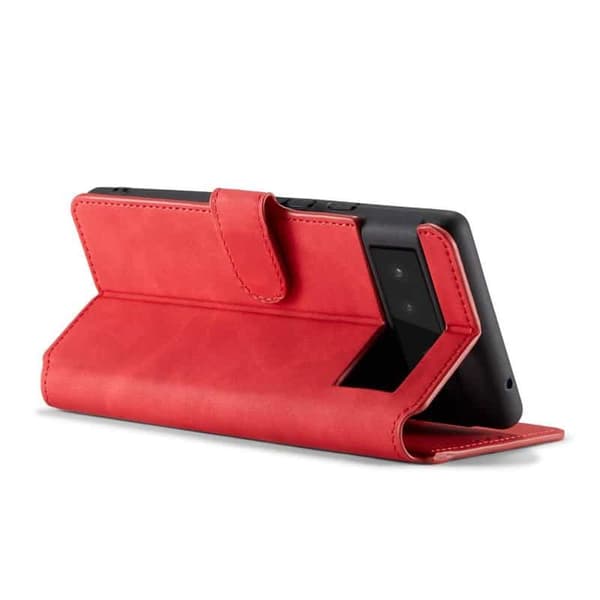 DG-Ming Wallet cover 3-kort til Google Pixel 6 - Rød