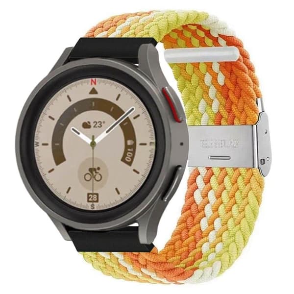 Flettet Elastisk urrem til Samsung Galaxy Watch 5 Pro (45mm) - G