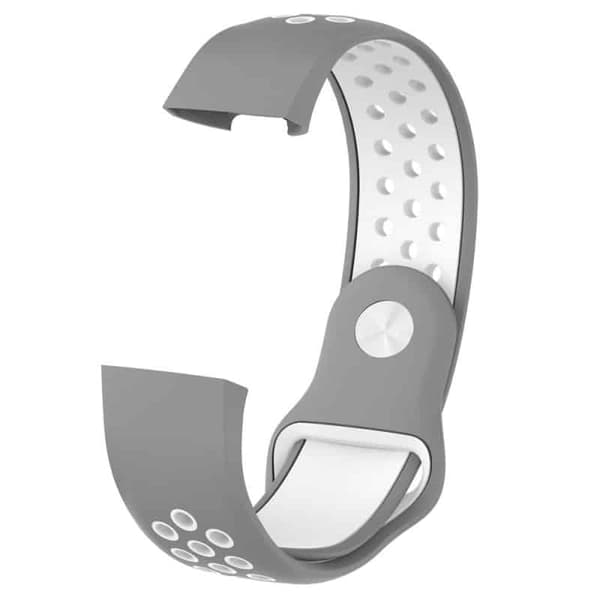 EBN Sport urrem til Fitbit Charge 3 - Grå / hvid