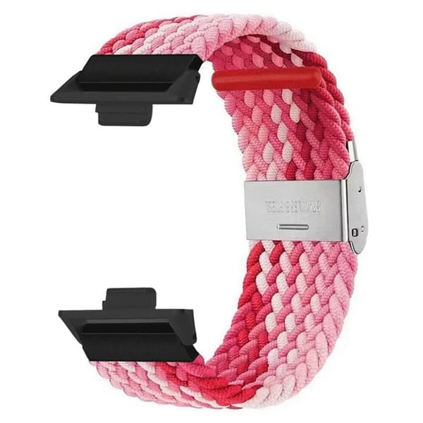 Flettet elastisk urrem til Huawei Watch Fit 4 Pro - Gradient red