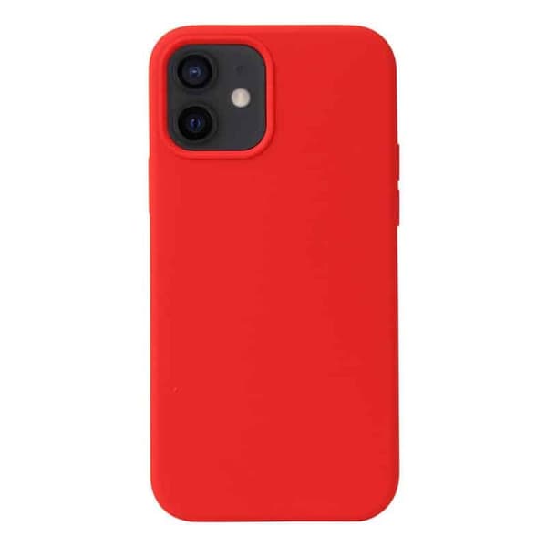 Liquid silikon deksel til Apple iPhone 12 Mini - Carmine