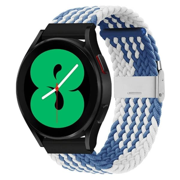 Flettet Elastisk urrem til Samsung Galaxy Watch 4 (44mm) - BlÃ¥h