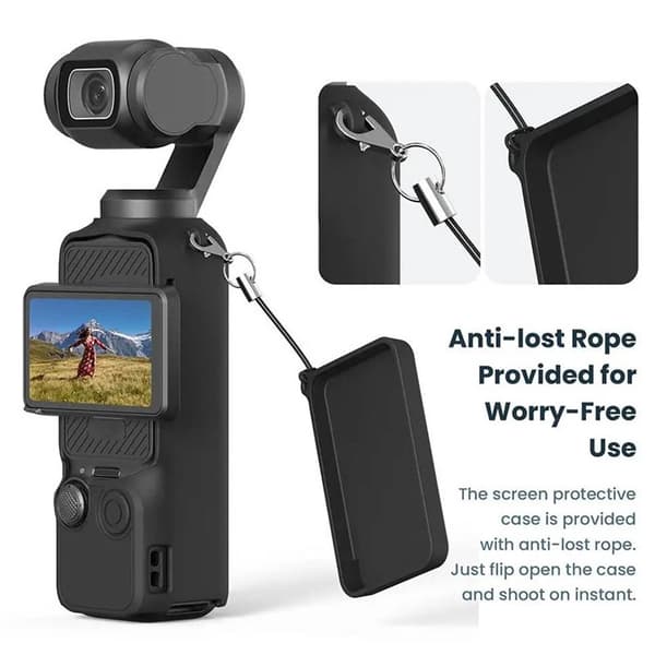aMagisn silikone cover 6i1 til DJI Osmo Pocket 3 - Sort